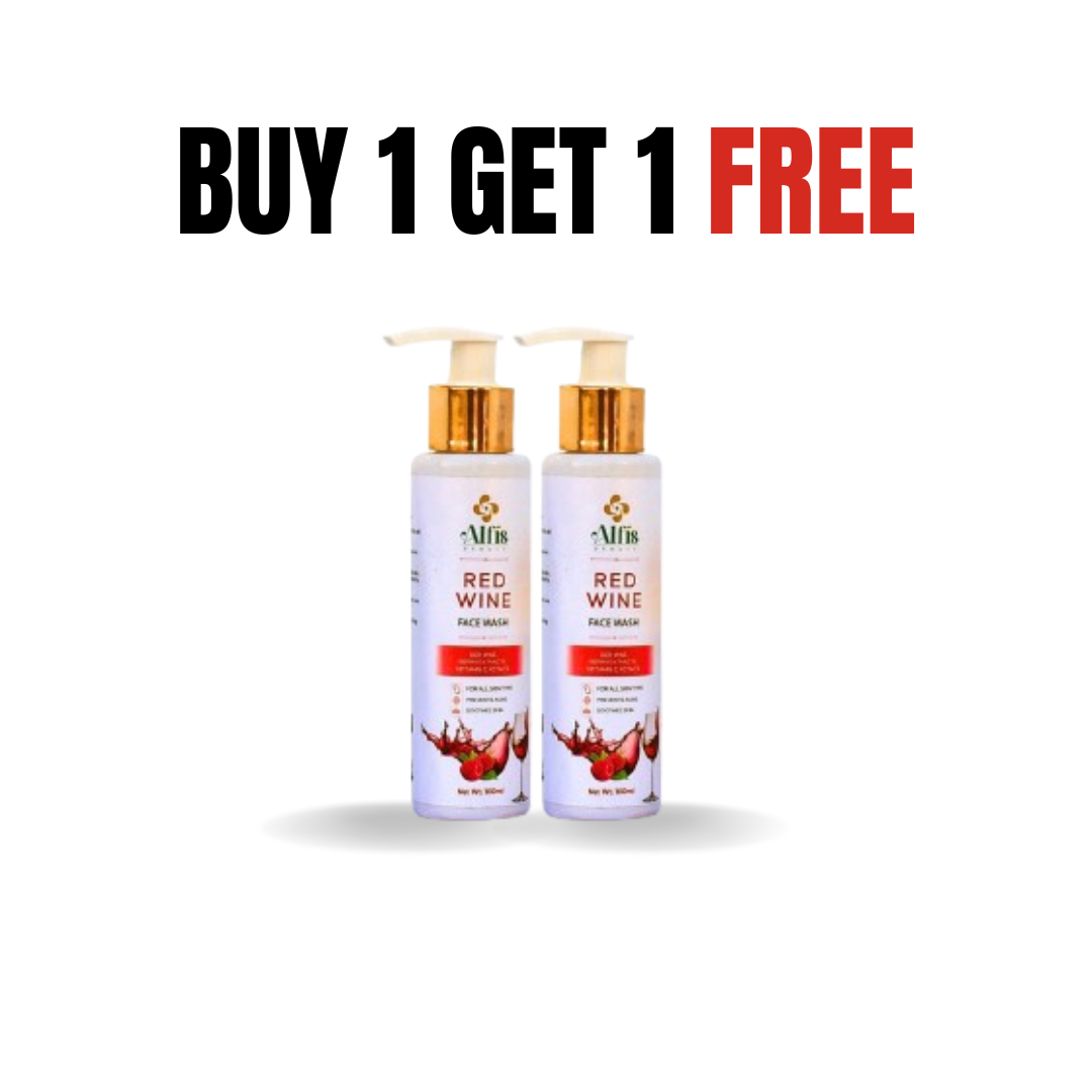 Alfis Beauty | Red wine Facewash | BUY 1 GET 1 FREE