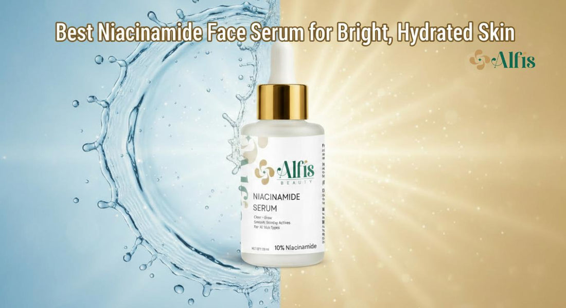 Alfis Beauty niacinamide face serum for radiant, moisturised, and healthy-looking skin