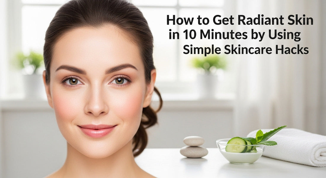 How to get radiant skin in 10 minutes using simple skincare hacks