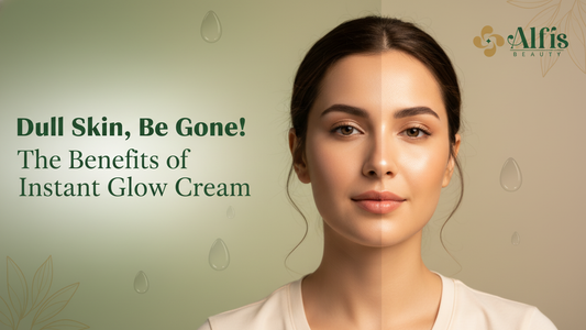 Benefits of instant glow cream for dull skin with visible radiance and even skin tone.