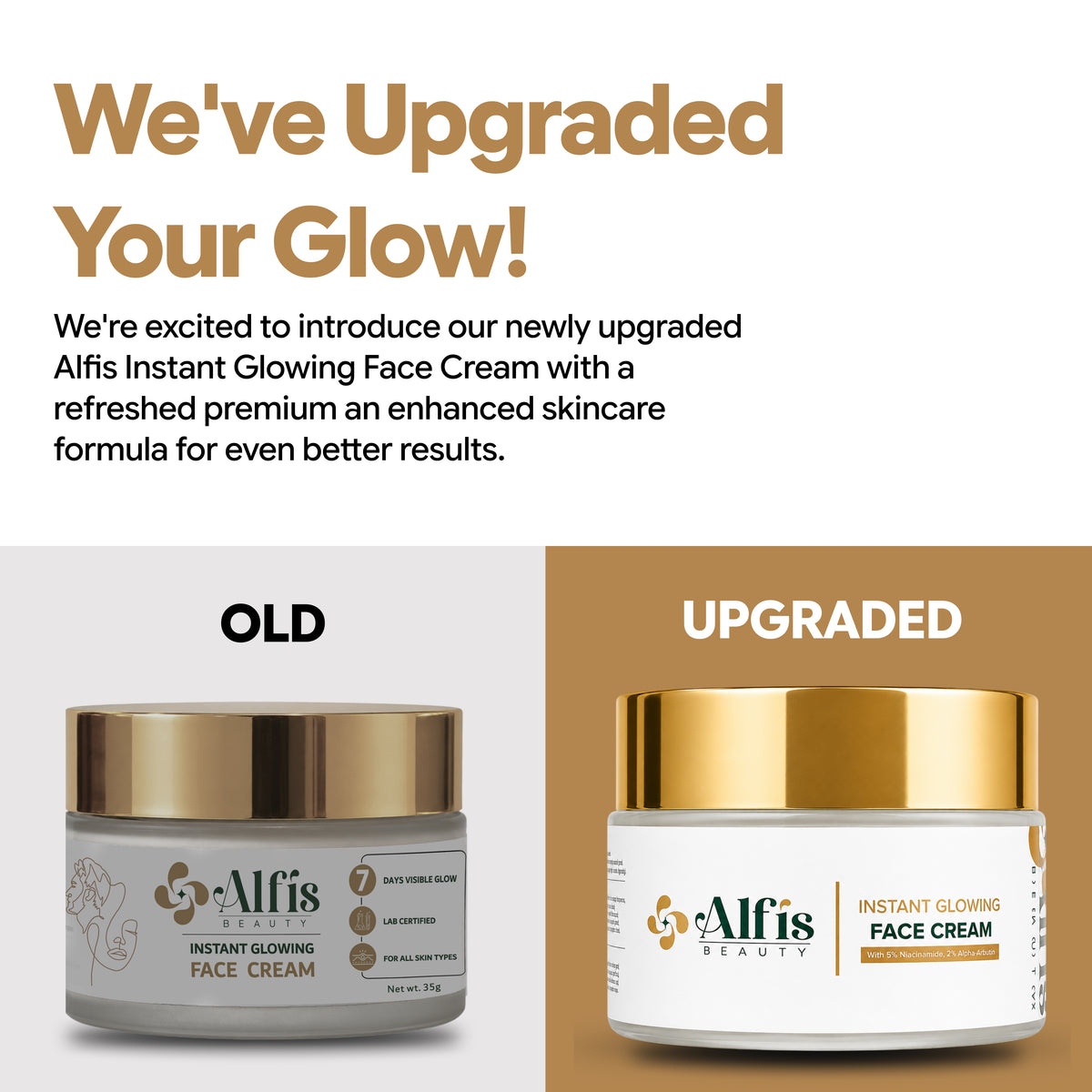 Alfis Beauty | Instant Glowing Cream | 35 G