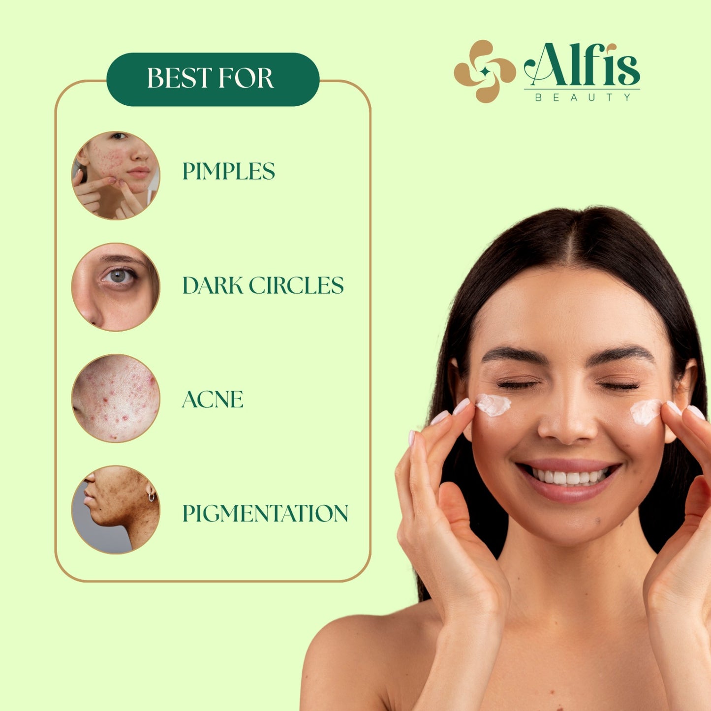 Alfis Beauty Face Glowing kit | 1 Glowing Cream + 1 Facewash