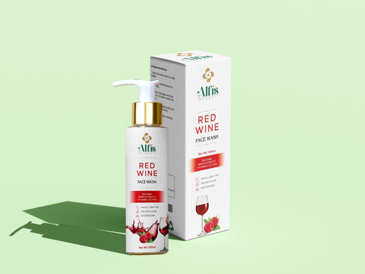 Alfis Beauty | Red wine Facewash