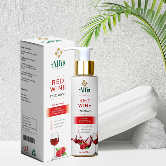 Alfis Beauty | Red wine Facewash