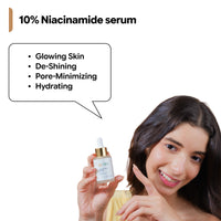 Alfis Beauty Complete Skin Glow Combo | Niacinamide Serum, Red Wine Face Wash, SPF 50 PA++++ Sunscreen & Instant Glowing Face Cream