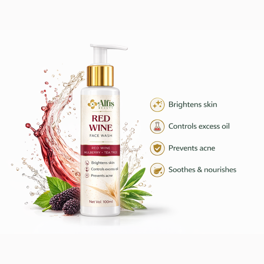 Alfis Beauty | Red wine Facewash | 100ml