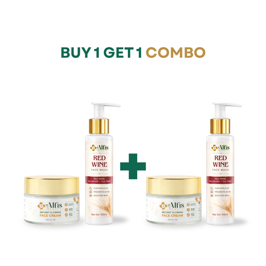 Instant Glow Facewash & Cream Combo (Buy 1 Combo, Get 1 Combo Free)