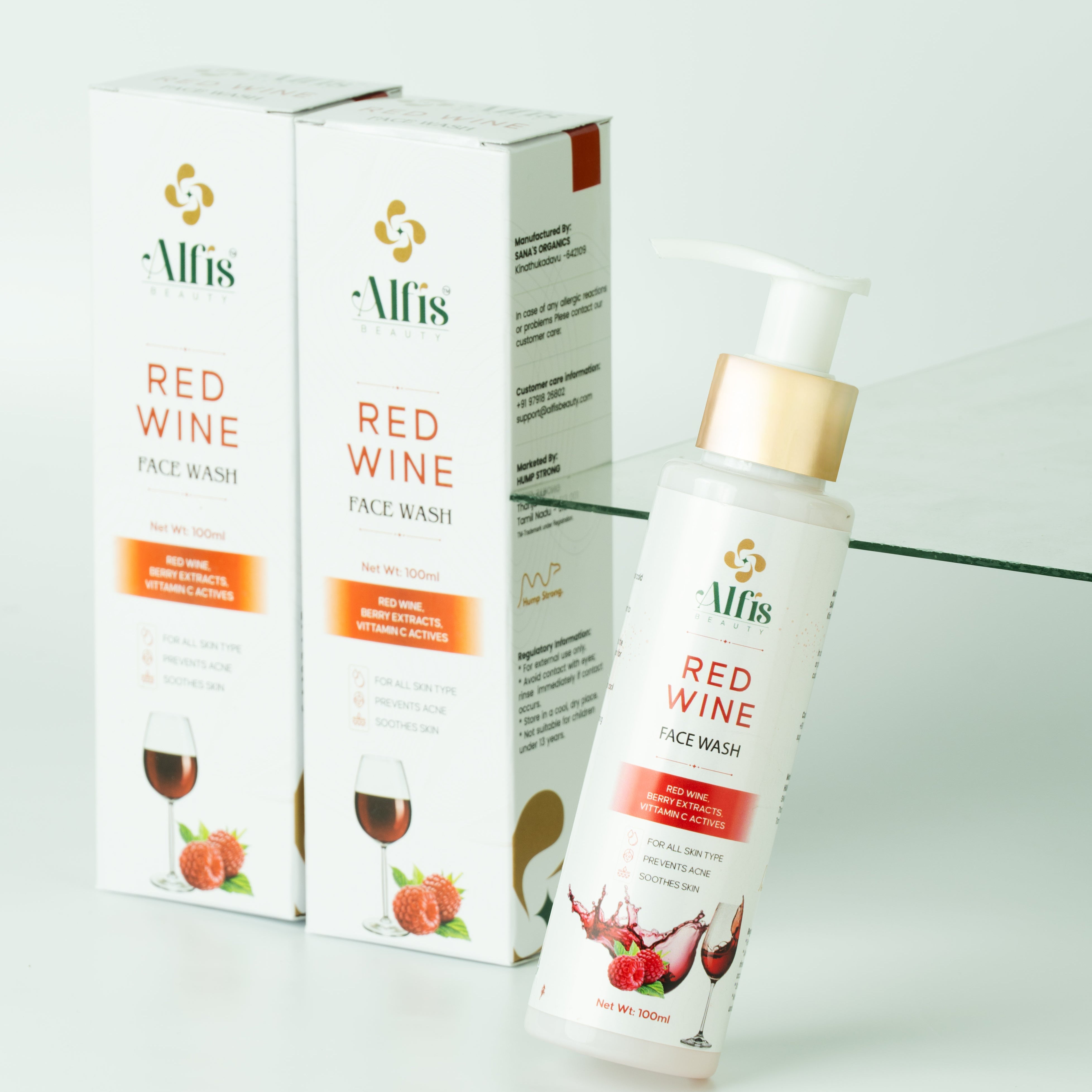 Alfis Beauty | Red wine Facewash | BUY 1 GET 1 FREE