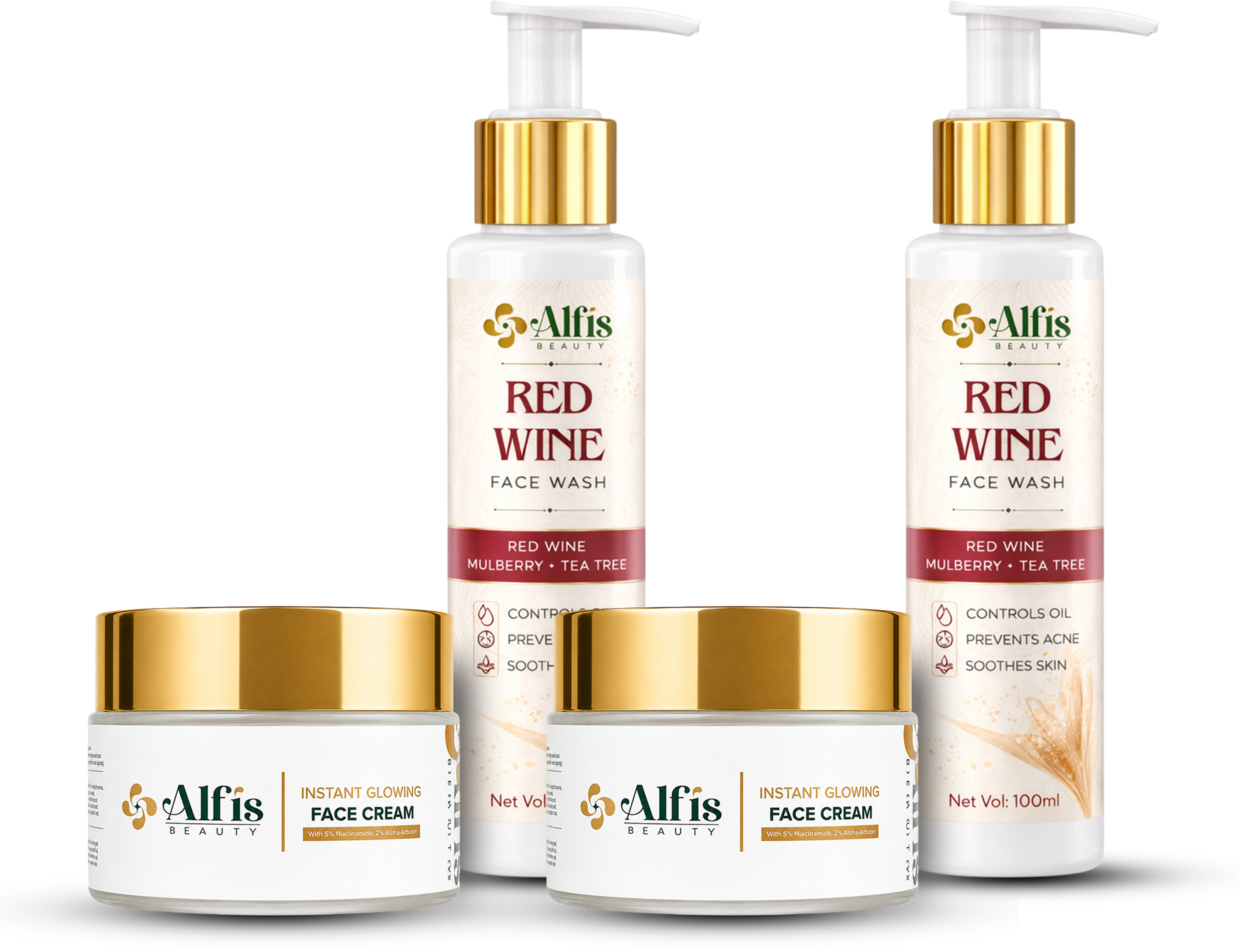 Instant Glow Facewash & Cream Combo (Buy 1 Combo, Get 1 Combo Free)