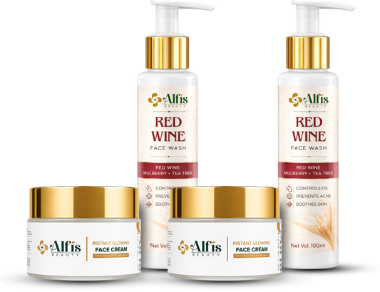 Instant Glow Facewash & Cream Combo (Buy 1 Combo, Get 1 Combo Free)