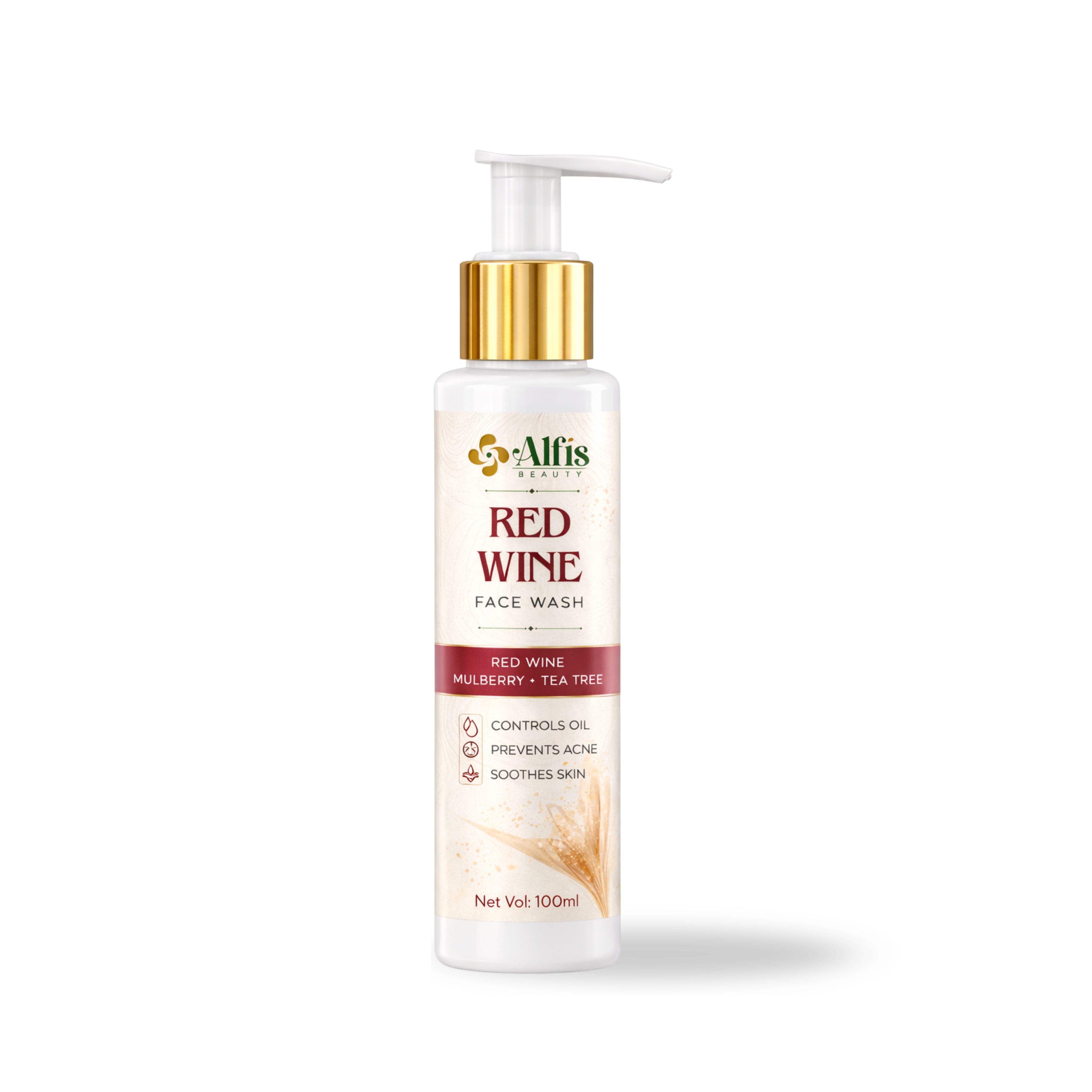Alfis Beauty | Red wine Facewash | 100ml